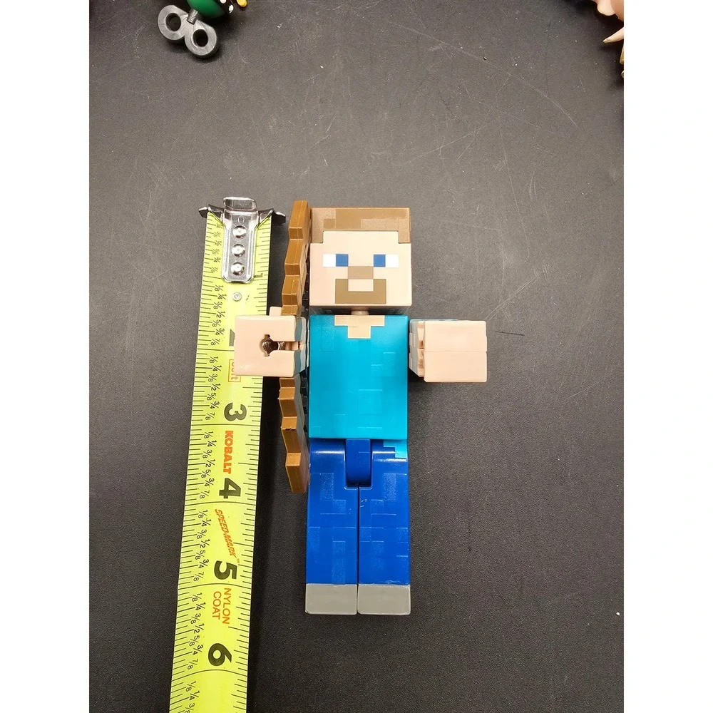 Minecraft Steve Action Figure with Bow Accessory 5 Inch Articulated Toy 30280B